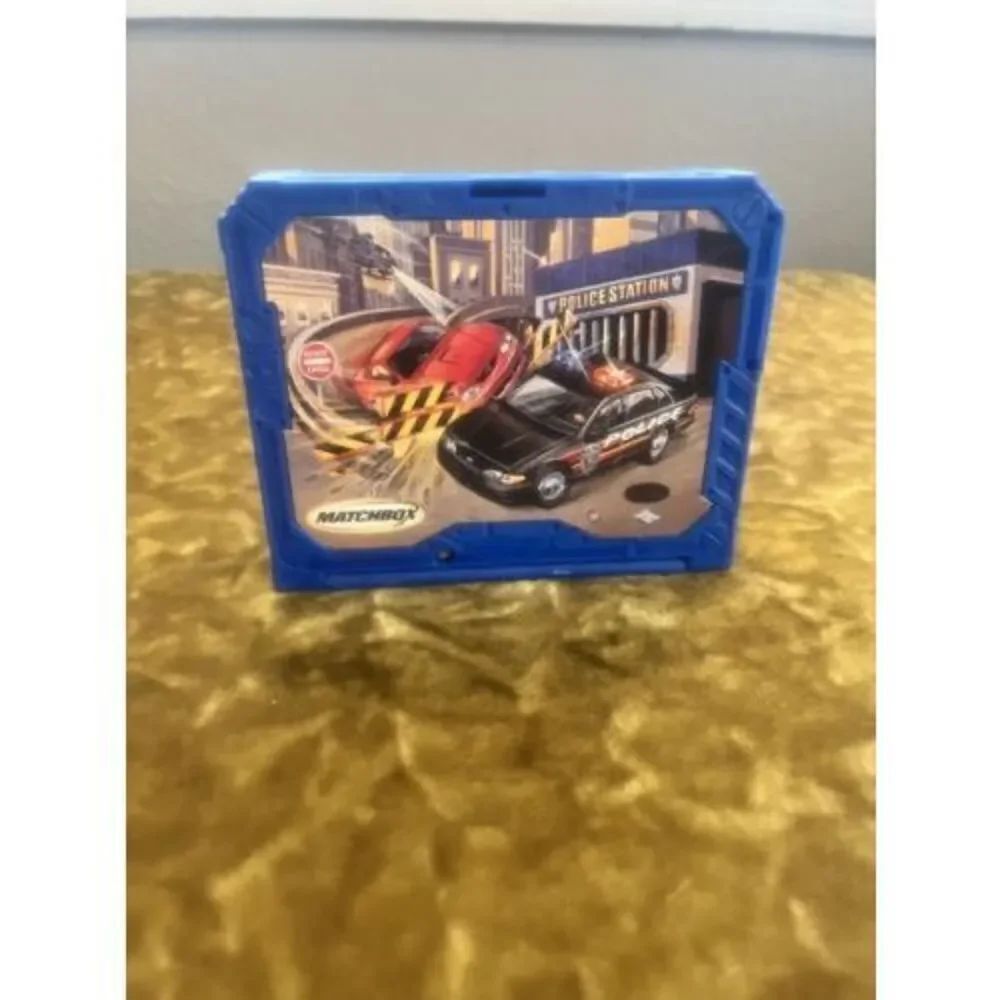 Vintage 2001 Matchbox Police Station Case Box Has Ramp Pieces (7542)